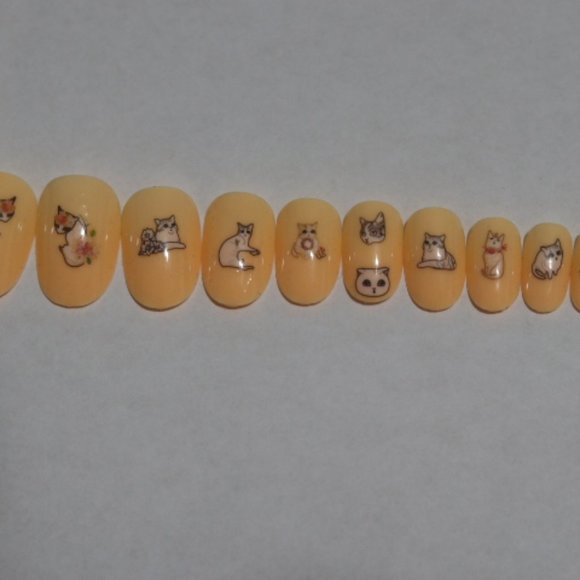 Cats- press on nail set - Picture 7 of 7